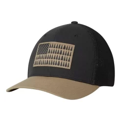 Men's Columbia FlexFit Mesh Tree Flag Fitted Cap