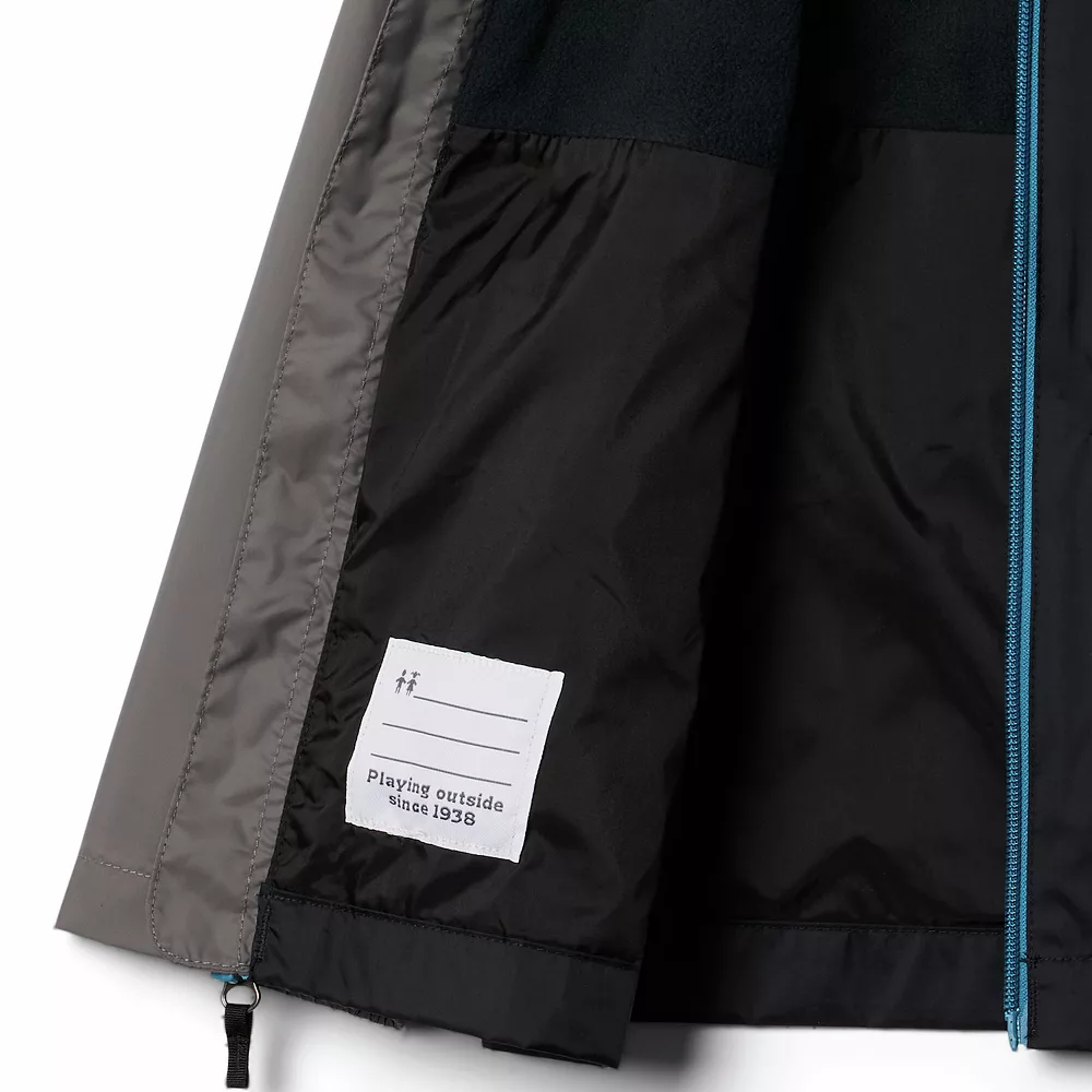 Boys 4-20 Columbia Rain-zilla Fleece-lined Rain Jacket 3 Boys 4-20 Columbia Rain-zilla Fleece-lined Rain Jacket - Image 3