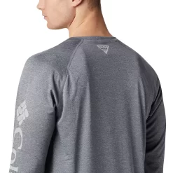 Men's Columbia PFG Terminal Tackle™ Heather Long Sleeve Shirt -Columbia Vogue 3843032 ALT3