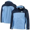 Men's Columbia Navy/Carolina Blue North Carolina Tar Heels Glennaker Storm Full-Zip Jacket