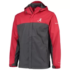 Men's Columbia Crimson/Gray Alabama Crimson Tide Glennaker Storm Full-Zip Jacket 5 Men's Columbia Crimson/Gray Alabama Crimson Tide Glennaker Storm Full-Zip Jacket -Columbia Vogue 3969036 ALT2