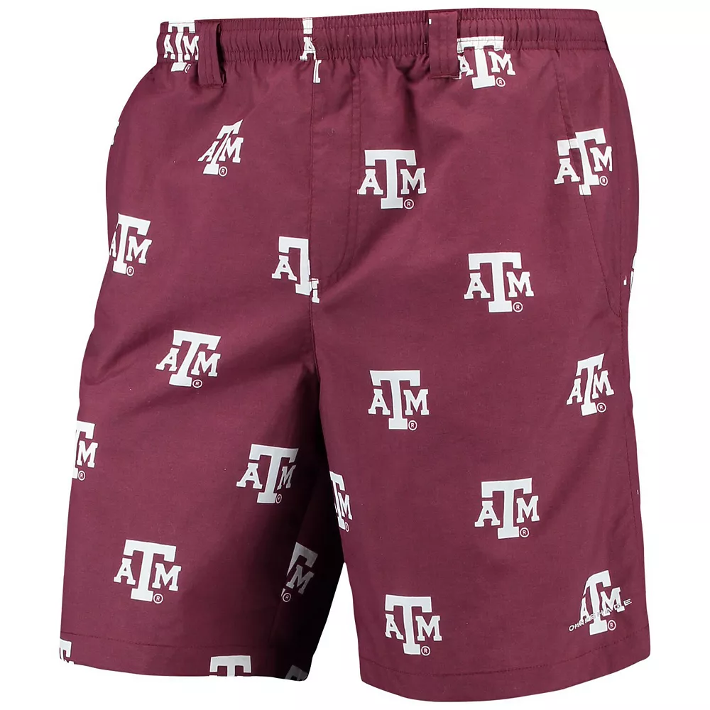 Men's Columbia PFG Maroon Texas A&M Aggies Backcast II 8" Omni-Shade Hybrid Shorts 1 Men's Columbia PFG Maroon Texas A&M Aggies Backcast II 8" Omni-Shade Hybrid Shorts