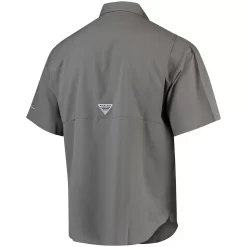 Men's Columbia Charcoal Florida State Seminoles PFG Tamiami Shirt -Columbia Vogue 4037729 ALT3