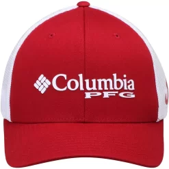 Men's Columbia Crimson Alabama Crimson Tide Collegiate PFG Flex Hat -Columbia Vogue 4046790 ALT2