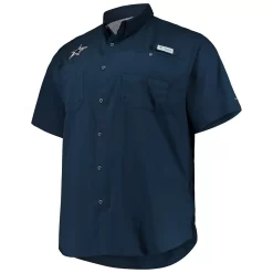 Men's Columbia Navy Dallas Cowboys Big & Tall Tamiami Woven Button-Down Shirt 6 Men's Columbia Navy Dallas Cowboys Big & Tall Tamiami Woven Button-Down Shirt -Columbia Vogue 4050531 ALT2