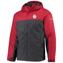 Men's Columbia Crimson/Charcoal Oklahoma Sooners Glennaker Storm Full-Zip Jacket 5 Men's Columbia Crimson/Charcoal Oklahoma Sooners Glennaker Storm Full-Zip Jacket -Columbia Vogue 4094189 ALT2