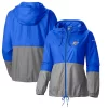 Women's Columbia Blue Oklahoma City Thunder Flash Forward Windbreaker Full-Zip Jacket