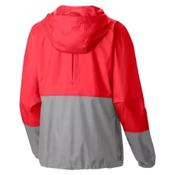 Women's Columbia Red Houston Rockets Flash Forward Windbreaker Full-Zip Jacket -Columbia Vogue 4179145 ALT3
