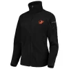 Women's Columbia Black Baltimore Orioles Give & Go Full-Zip Jacket