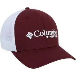Men's Columbia Maroon Virginia Tech Hokies Collegiate PFG Flex Hat -Columbia Vogue 4340081 ALT3
