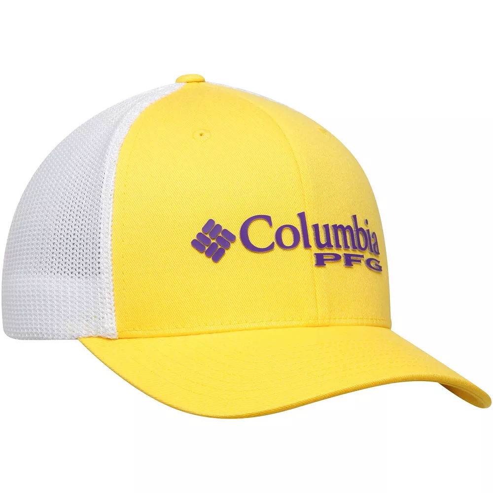 Men's Columbia Gold LSU Tigers Collegiate PFG Flex Hat 4 Men's Columbia Gold LSU Tigers Collegiate PFG Flex Hat - Image 4