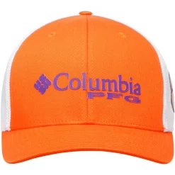 Men's Columbia Orange Clemson Tigers Collegiate PFG Flex Hat -Columbia Vogue 4340219 ALT2