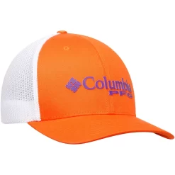 Men's Columbia Orange Clemson Tigers Collegiate PFG Flex Hat -Columbia Vogue 4340219 ALT3