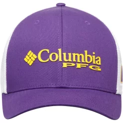 Men's Columbia Purple LSU Tigers Collegiate PFG Flex Hat -Columbia Vogue 4340226 ALT2