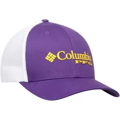 Men's Columbia Purple LSU Tigers Collegiate PFG Flex Hat -Columbia Vogue 4340226 ALT3