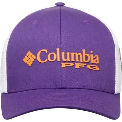 Men's Columbia Purple Clemson Tigers Collegiate PFG Flex Hat -Columbia Vogue 4340267 ALT2