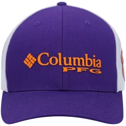 Men's Columbia Purple Clemson Tigers PFG Snapback Adjustable Hat 6 Men's Columbia Purple Clemson Tigers PFG Snapback Adjustable Hat -Columbia Vogue 4445279 ALT2