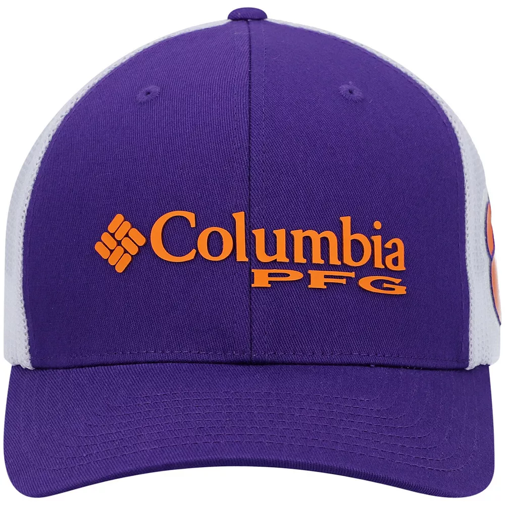 Men's Columbia Purple Clemson Tigers PFG Snapback Adjustable Hat 3 Men's Columbia Purple Clemson Tigers PFG Snapback Adjustable Hat - Image 3