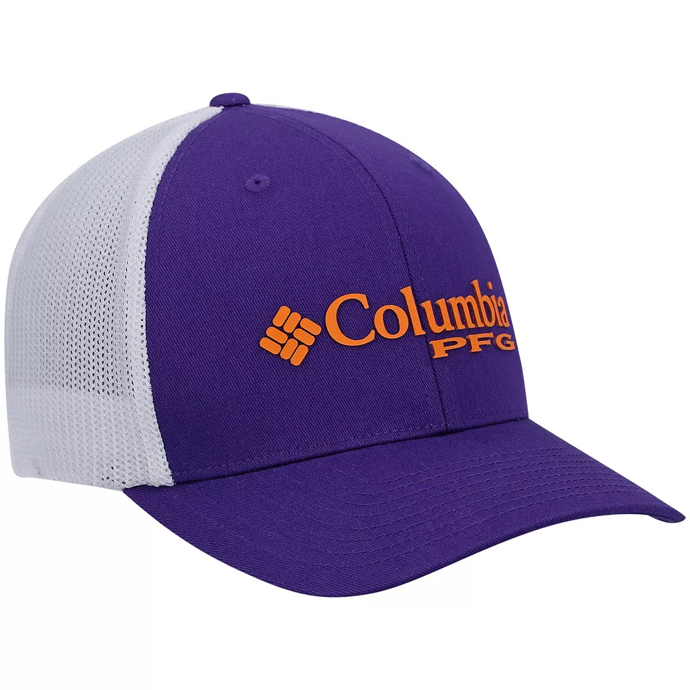 Men's Columbia Purple Clemson Tigers PFG Snapback Adjustable Hat 4 Men's Columbia Purple Clemson Tigers PFG Snapback Adjustable Hat - Image 4