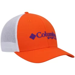 Men's Columbia Orange Clemson Tigers PFG Snapback Adjustable Hat -Columbia Vogue 4448956 ALT3