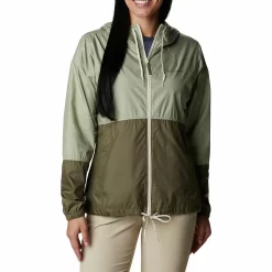 Women's Columbia Flash Forward Hood Colorblock Windbreaker Jacket