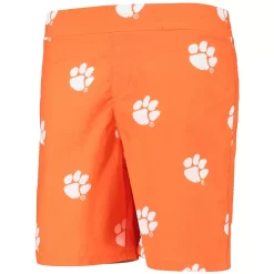 Youth Columbia Orange Clemson Tigers Backcast Printed Omni-Shade Shorts -Columbia Vogue 4624537 ALT2