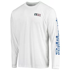 Men's Columbia White Los Angeles Dodgers Americana Terminal Tackle Omni-Shade Raglan Long Sleeve T-Shirt 5 Men's Columbia White Los Angeles Dodgers Americana Terminal Tackle Omni-Shade Raglan Long Sleeve T-Shirt -Columbia Vogue 4774534 ALT2