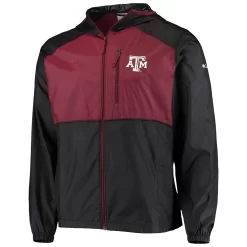 Men's Columbia Black/Maroon Texas A&M Aggies Flash Forward Hoodie Full-Zip Windbreaker Jacket -Columbia Vogue 4784948 ALT2