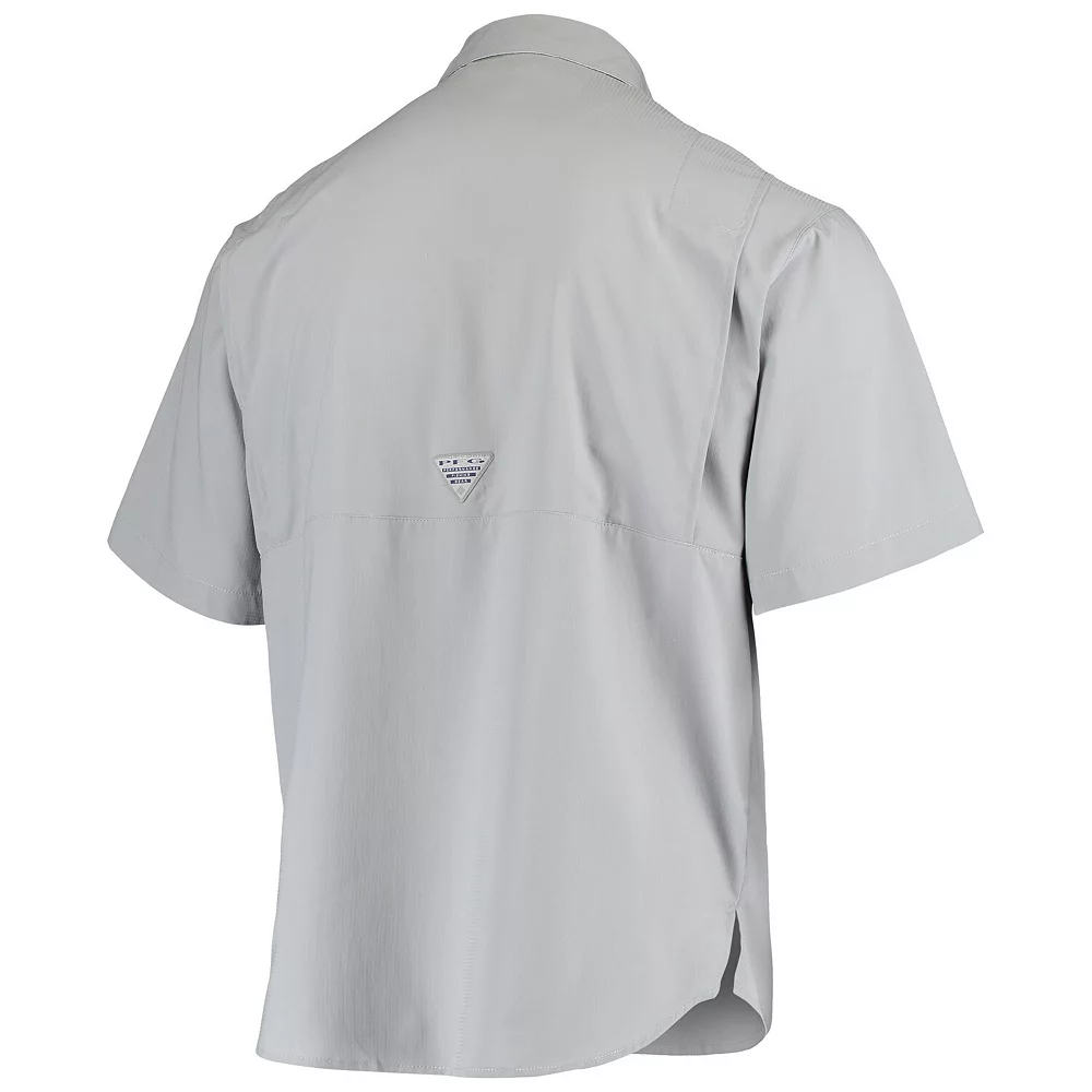 Men's Columbia Gray Texas Longhorns Tamiami Omni-Shade Button-Down Shirt 3 Men's Columbia Gray Texas Longhorns Tamiami Omni-Shade Button-Down Shirt - Image 3