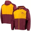 Men's Columbia Maroon/Gold Minnesota Golden Gophers Flash Forward Hoodie Full-Zip Windbreaker Jacket