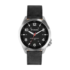 Columbia Men's Brown Leather Strap Watch