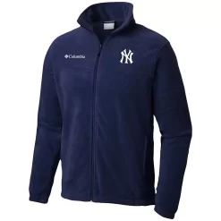 Men's Columbia Navy New York Yankees Steens Mountain Full-Zip Jacket -Columbia Vogue 4904052 ALT2