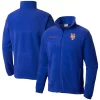 Men's Columbia Royal New York Mets Steens Mountain Full-Zip Jacket