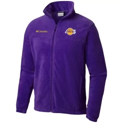 Men's Columbia Purple Los Angeles Lakers Steens Mountain 2.0 Full-Zip Jacket -Columbia Vogue 4907796 ALT2