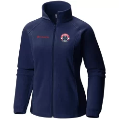 Women's Columbia Navy Washington Wizards Benton Springs Full-Zip Jacket -Columbia Vogue 4907991 ALT2