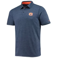 Men's Columbia Navy Auburn Tigers Tech Trail Space Dye Omni-Shade Polo 5 Men's Columbia Navy Auburn Tigers Tech Trail Space Dye Omni-Shade Polo -Columbia Vogue 5020611 ALT2
