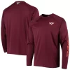 Men's Columbia PFG Maroon Virginia Tech Hokies Terminal Tackle Omni-Shade Long Sleeve T-Shirt