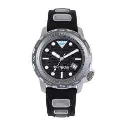 Columbia Men's Backcaster Black Silicone Strap Watch