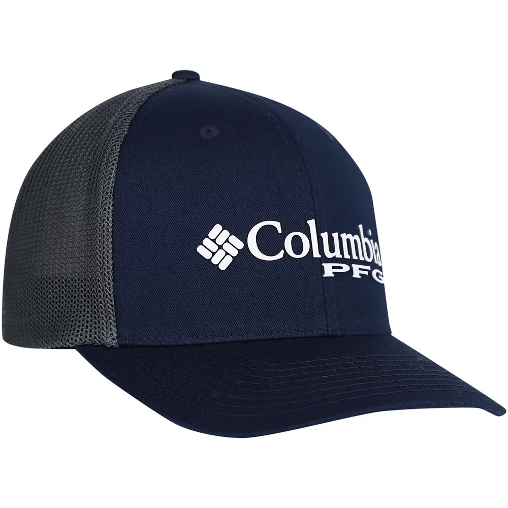 Men's Columbia Navy Dallas Cowboys PFG Mesh Snapback Hat 4 Men's Columbia Navy Dallas Cowboys PFG Mesh Snapback Hat - Image 4