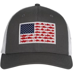 Men's Columbia Gray Dallas Cowboys PFG Fish Flag Flex Hat -Columbia Vogue 5376296 ALT2