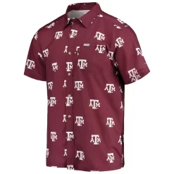 Men's Columbia Maroon Texas A&M Aggies Super Slack Tide Omni-Shade Button-Up Shirt 5 Men's Columbia Maroon Texas A&M Aggies Super Slack Tide Omni-Shade Button-Up Shirt -Columbia Vogue 5378050 ALT2