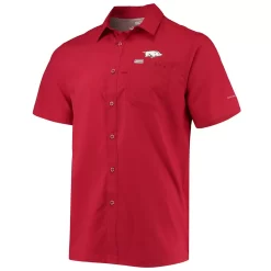 Men's Columbia PFG Cardinal Arkansas Razorbacks Slack Tide Camp Button-Up Shirt 5 Men's Columbia PFG Cardinal Arkansas Razorbacks Slack Tide Camp Button-Up Shirt -Columbia Vogue 5383877 ALT2