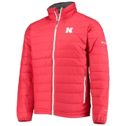 Men's Columbia Scarlet Nebraska Huskers Powder Lite Omni-Heat Reflective Full-Zip Jacket 5 Men's Columbia Scarlet Nebraska Huskers Powder Lite Omni-Heat Reflective Full-Zip Jacket -Columbia Vogue 5410607 ALT2