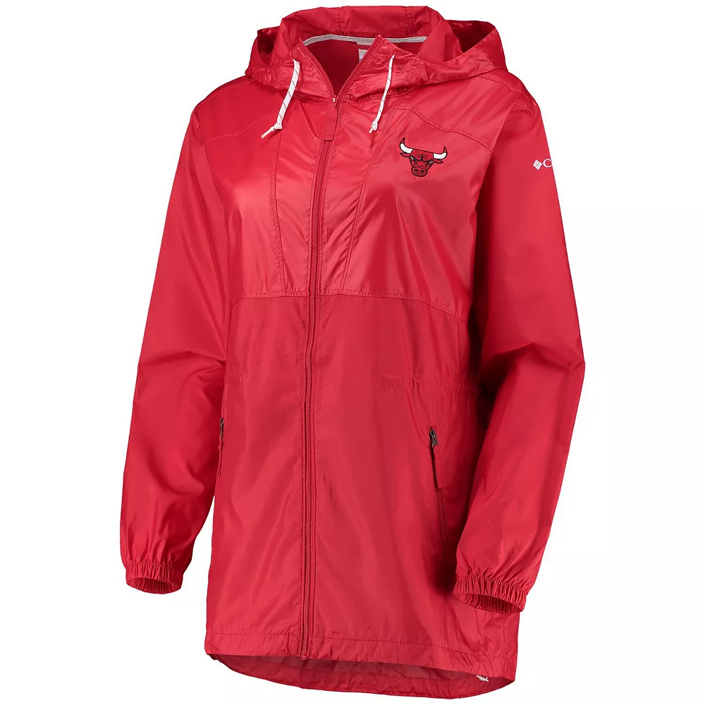 Women's Columbia Red Chicago Bulls Flashback Full-Zip Jacket 3 Women's Columbia Red Chicago Bulls Flashback Full-Zip Jacket - Image 3