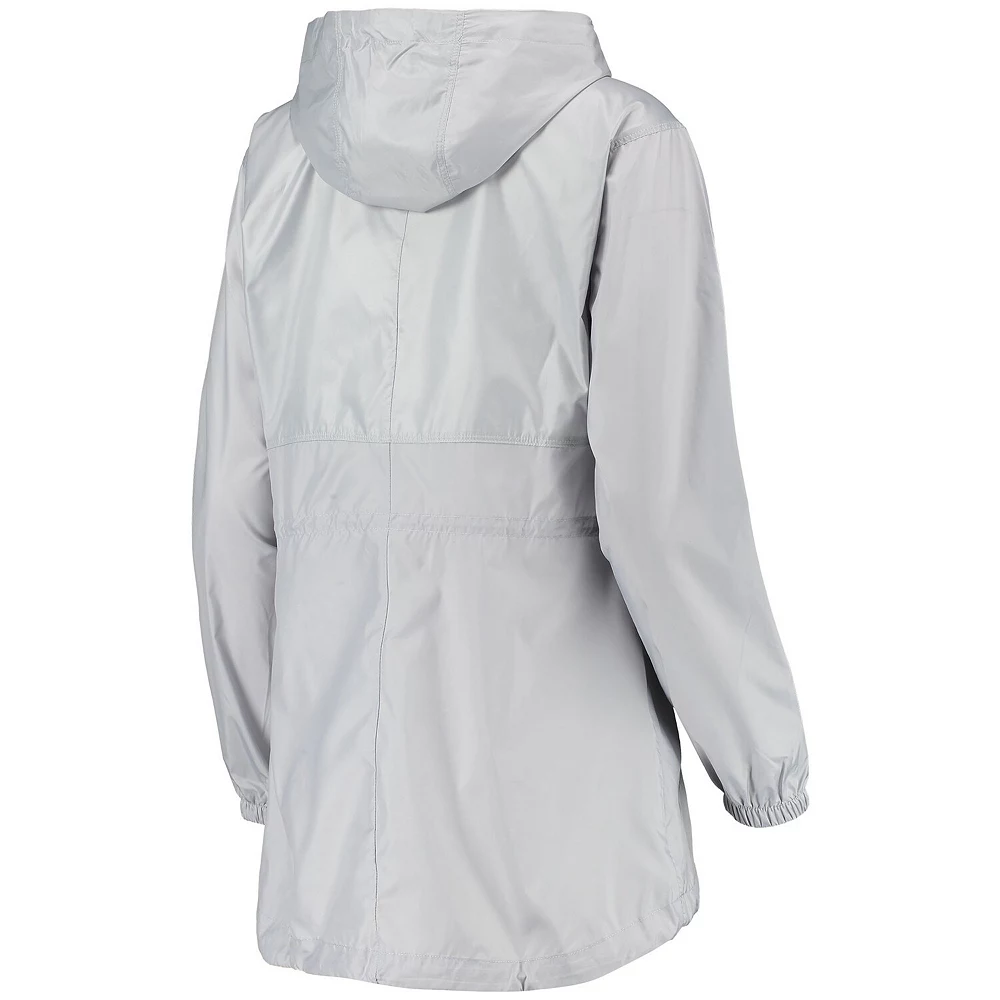 Women's Columbia Gray Boston Celtics Flashback Full-Zip Jacket 4 Women's Columbia Gray Boston Celtics Flashback Full-Zip Jacket - Image 4