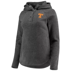 Women's Columbia Charcoal Texas Longhorns Darling Days Raglan Fleece Pullover Hoodie -Columbia Vogue 5419677 ALT2