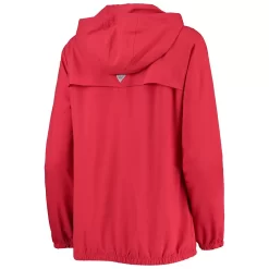 Women's Columbia Scarlet Ohio State Buckeyes Tamiami Sun-Protection Omni-Wick Pullover Hoodie -Columbia Vogue 5425683 ALT3