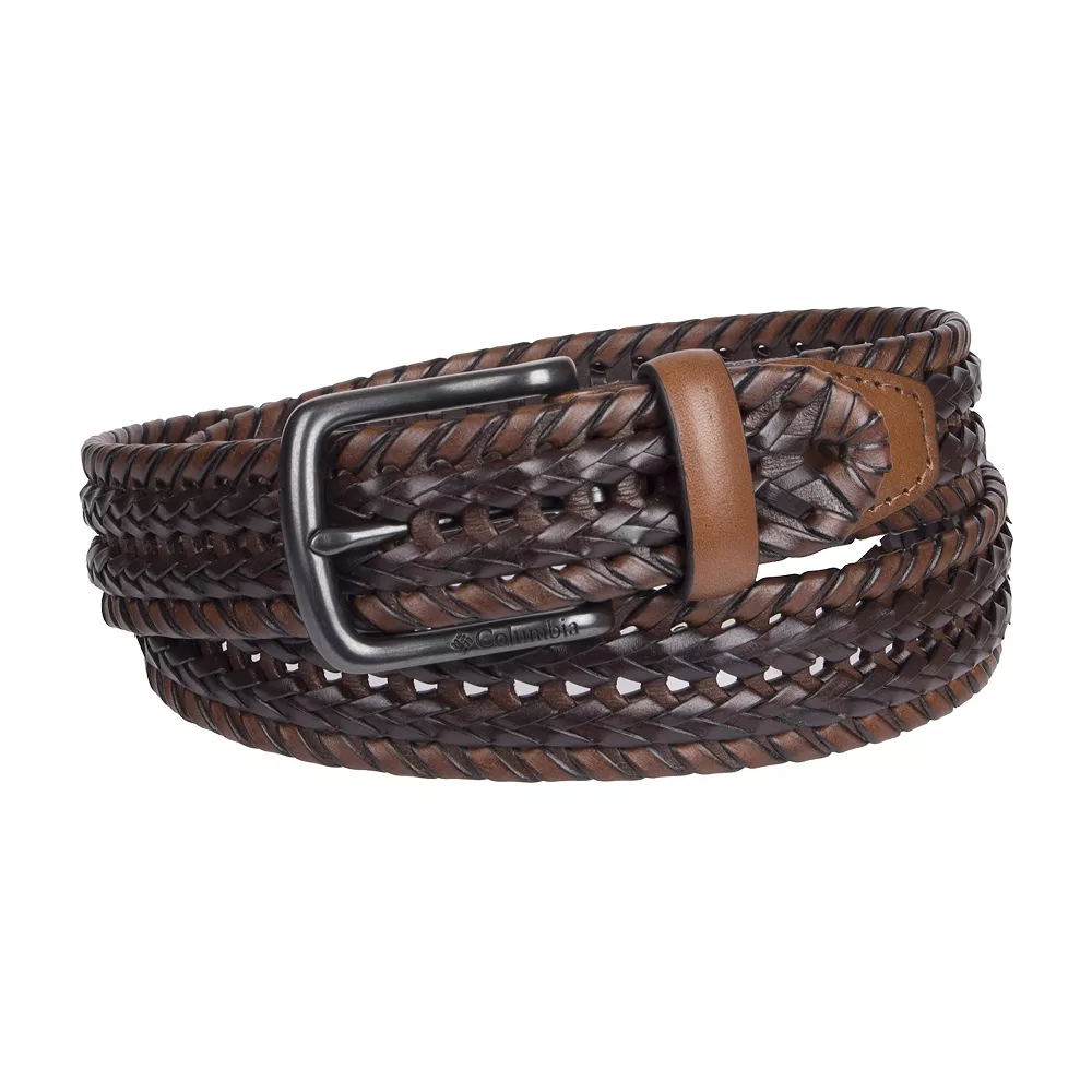 Big & Tall Columbia Signature Braided Leather Belt 1 Big & Tall Columbia Signature Braided Leather Belt