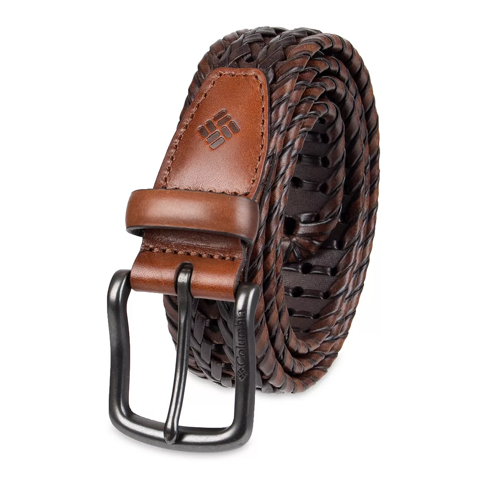 Big & Tall Columbia Signature Braided Leather Belt 2 Big & Tall Columbia Signature Braided Leather Belt - Image 2