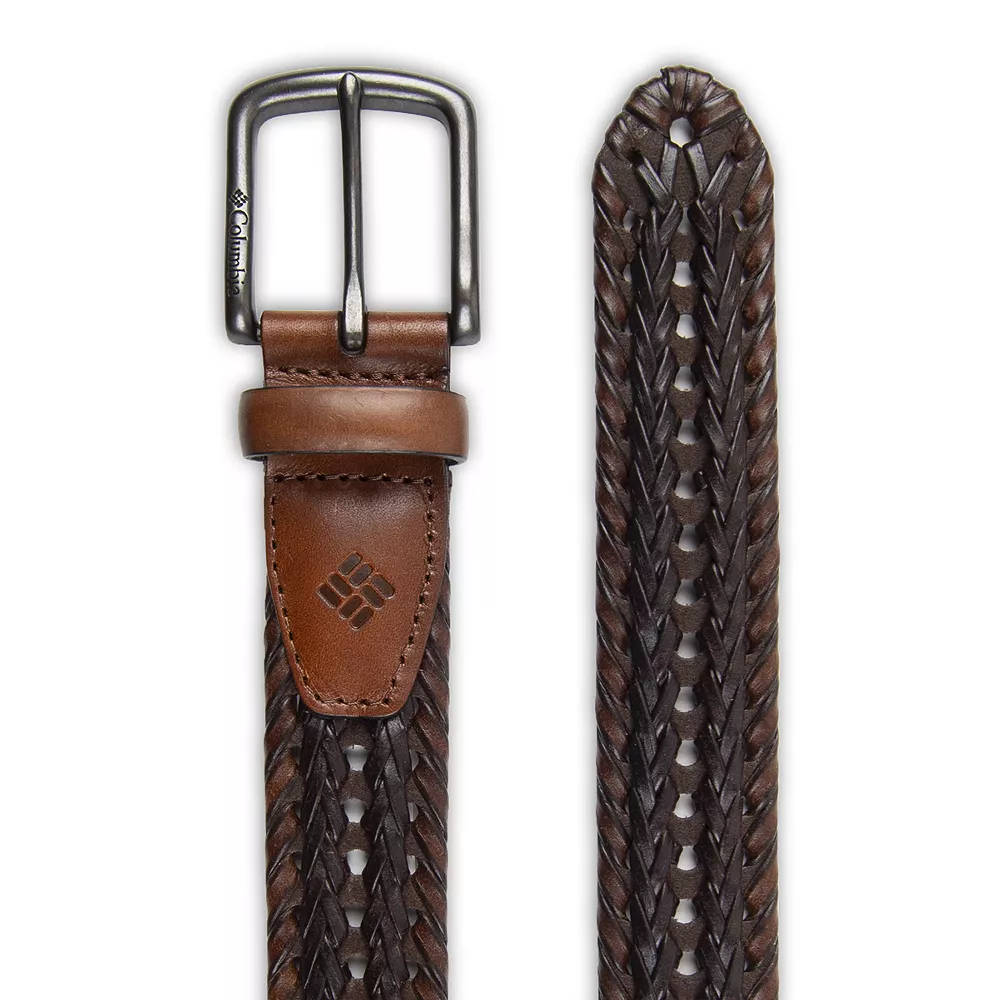 Big & Tall Columbia Signature Braided Leather Belt 4 Big & Tall Columbia Signature Braided Leather Belt - Image 4